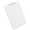 Disc Case, Hard Disk Box 3.5in HDD SSD Shockproof External Hard Drive Case Hard Drive Case Anti Static ABS Transparent Storage Case (White) view 2