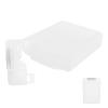 Disc Case, Hard Disk Box 3.5in HDD SSD Shockproof External Hard Drive Case Hard Drive Case Anti Static ABS Transparent Storage Case (White) view 3