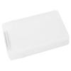 Disc Case, Hard Disk Box 3.5in HDD SSD Shockproof External Hard Drive Case Hard Drive Case Anti Static ABS Transparent Storage Case (White) view 4