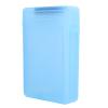 Disc Case, Hard Disk Box 3.5in HDD SSD Shockproof External Hard Drive Case Hard Drive Case Anti Static ABS Transparent Storage Case (Blue) view 1