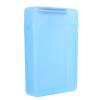 Disc Case, Hard Disk Box 3.5in HDD SSD Shockproof External Hard Drive Case Hard Drive Case Anti Static ABS Transparent Storage Case (Blue) view 4