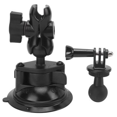 ABS Car Suction Mount for/OSMO, 360 Adjustable Data Recorder Stand, Strong Suction for Smooth Surfaces, Easy Installation, Sturdy and Stable Accessory for Action Camera
