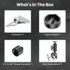 Terapaton Grip Mount Kit for Starlink Mini with 3-in-1 Bracket, Includes 1/4" to 3/8" Thread Converter (Tripod/Clamp Compatible) for RV/Yacht/Camper view 3