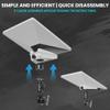 Terapaton Grip Mount Kit for Starlink Mini with 3-in-1 Bracket, Includes 1/4" to 3/8" Thread Converter (Tripod/Clamp Compatible) for RV/Yacht/Camper view 4