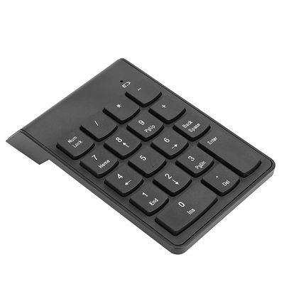 Number Pad, Mini Digital Keyboard USB 2.4GHz 18 Key Financial Accounting Keypad Number Pad for Laptop Numeric Keypads for PCDesktop (Black)