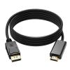 DP Display Port to HDMI-Compatible Adapter Connecto Converter 1.8m Cable 2K 4K 1080P Compatible with The Desktop PC TV Monitor Projector view 2