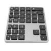 CFTIGIW Number Pad 35 Keys Aluminum Alloy Rechargeable Ergonomic Numeric Keypad for Desktop Laptop Tablet Grey Number PadNumeric KeypadNumber Pad Keypad Numeric Keypad35 Key (Grey) view 3