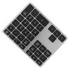 CFTIGIW Number Pad 35 Keys Aluminum Alloy Rechargeable Ergonomic Numeric Keypad for Desktop Laptop Tablet Grey Number PadNumeric KeypadNumber Pad Keypad Numeric Keypad35 Key (Grey) view 4
