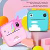 Toddler Digital Camera Toy,High Definition Lovely Cartoon Selfie Instant Print Camera for Children (Green) view 2