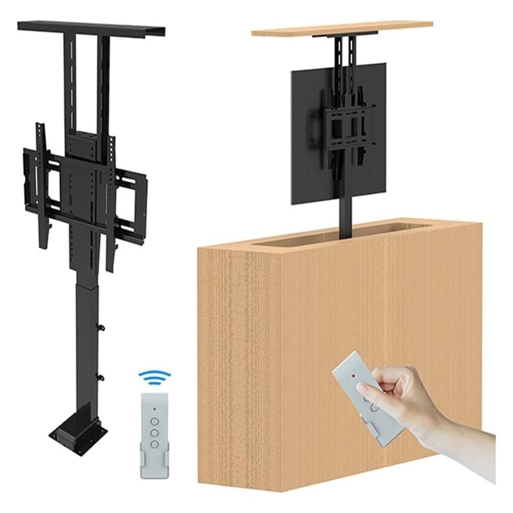Adjustable TV Mount Bracket - for 42-70 Inch Electric TV Lift Stand, Can Be Hidden in A Cabinet Motorized Tv Mount-Up to 60kg, Travel Less Than 40 Seconds