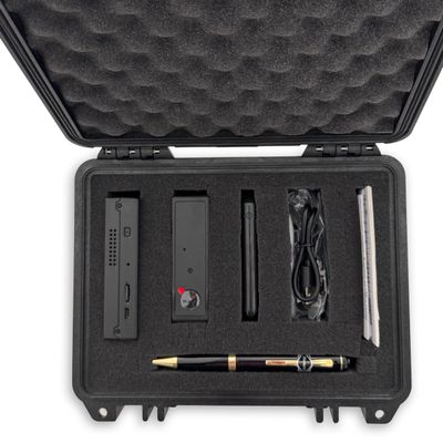 Tactical Video Kit  Professional Surveillance Equipment with 1080P HD Recording, Motion Detection, and Sound Activation