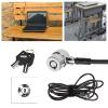 Galvanized Steel Cable Laptop Lock, 360 Degree Rotation, Widely Compatible for Notebook Computers, Monitors, and Projectors view 3