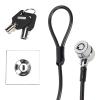 HAOHIZE Laptop Security Locks, Laptop Computer Lock, Anti Theft Galvanized Protection Computer, Laptop Locking Cable Lock with Lock Base, Loops for Notebook, Monitors, Projectors view 1