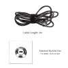 HAOHIZE Laptop Security Locks, Laptop Computer Lock, Anti Theft Galvanized Protection Computer, Laptop Locking Cable Lock with Lock Base, Loops for Notebook, Monitors, Projectors view 2