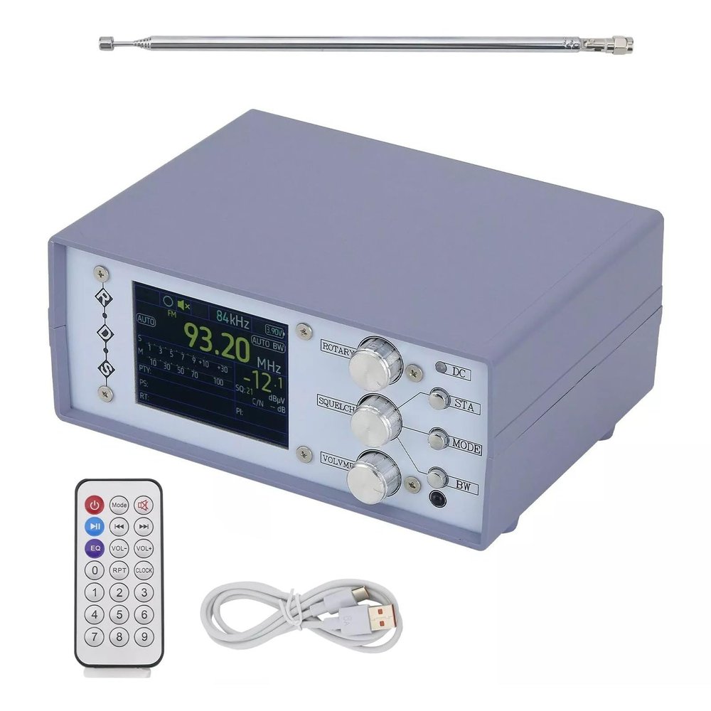 Multi-Mode Full Band Radio Receiver with Bluetooth, with 2 Speaker Srereo