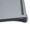 12 in 1 USB C Hub, Full Featured Laptop Docking Station, Multiport Adapter with Ethernet, 4K, PD Charging, Audio for MacBook, Switch, Phones and Tablets with view 2