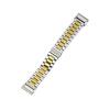 22mm 26mm Solid Stainless Steel Watch strap For Garmin Fenix 8 51mm 47MM/7/6/5/Tactix 7/3HR Wrist strap(Silver Golden,22MM) view 1