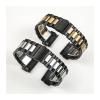 22mm 26mm Solid Stainless Steel Watch strap For Garmin Fenix 8 51mm 47MM/7/6/5/Tactix 7/3HR Wrist strap(Silver Golden,22MM) view 2