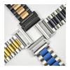 22mm 26mm Solid Stainless Steel Watch strap For Garmin Fenix 8 51mm 47MM/7/6/5/Tactix 7/3HR Wrist strap(Silver rose gold,For Fenix8 51MM) view 4