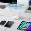 15FT PD20W 2 Prong Power Strip, Fast Charging Surge Protector, Yozisital 2 Prong to 3 Prong Outlet Adapter, 6 Outlets 4 USB (2 USB-C), Extension Cord with 180 Rotating Plug, Ideal for Older House view 4