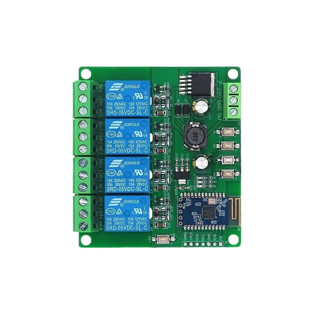 4 Channel Blutouth 5.0 Relay Ble Blutouth Networking Mesh Networking Mobile Phone App Remote Control Switch New for Arrival 2025 High for Quality