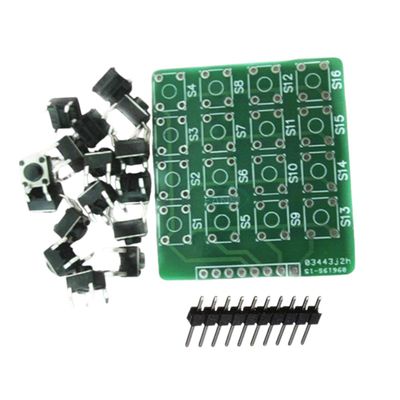 FICEMETOI 4x4 4 * 4 Matrix Keypad Keyboard Module 16 Botton Mcu for Arduieno Atmel S1/2 DIY Kit Electronic PCB Board Module New for Arrival 2025 High for Quality