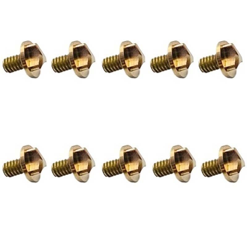 10 Pieces Custom Titanium Triangle Head Screws in Gold Color Fit for Microtech UTX-85 and Ultratech UT Series