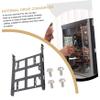 Angoily 3pcs Hard Drive Bracket Kit for Easy Installation Sturdy Design Anti-Static Mounting Rails for Desktop Computer Storage view 3