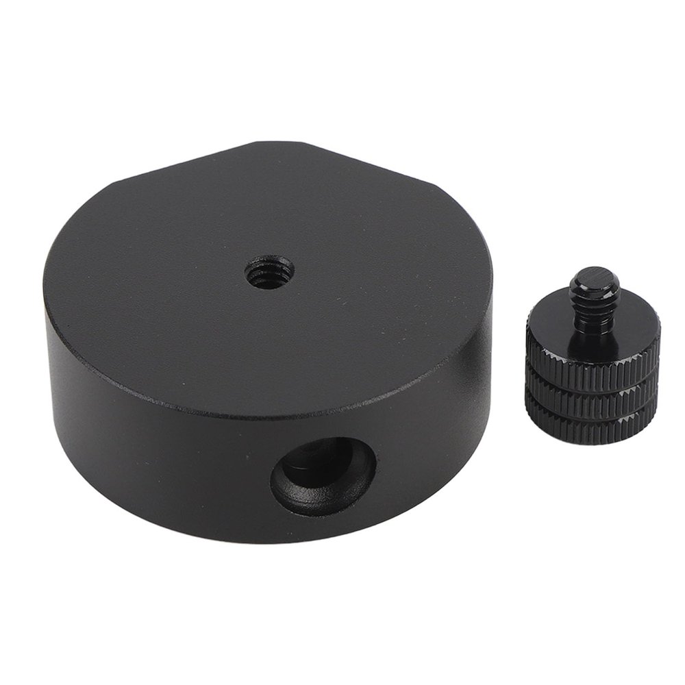 Aluminum Alloy Satellite Tripod Adapter Universal Mount Adapter with 1/4in 20 Thread, Attachment to Common Tripods and Mounting Brackets,for Satellite Antennas