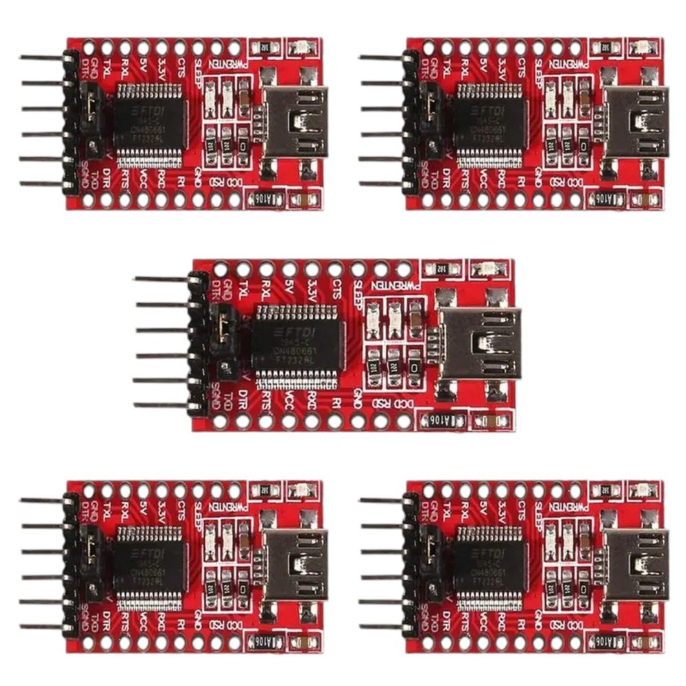 5pcs FT232RL FTDI Mini USB to TTL Serial Converter Adapter Module 3.3V 5.5V New for Arrival 2025 High for Quality