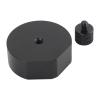 Aluminum Alloy Satellite Tripod Mount Adapter, CNC Machined Threaded Inserts Compatible with 1/4in-20 Threads for Satellite Connection, for Camping, Traveling view 2