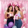 10ft x 7ft Pink Backdrop Curtains for Parties, Fabric Satin Background Curtain with Rod Pockets for Weddings, Birthday, Baby Shower, Photography, Graduation Party Backdrop Drapes, 2 Panels view 4
