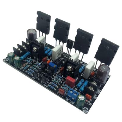 High-Power Power Amplifier Board Digital Amplifier Audio Board Power Amplifier for Car Marine Stereo Audio Speaker, DC20-90V 200W Monaural Power