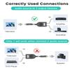 EMK Optical Splitter 1x2 Digital Optical Audio 1 in 2 Out Splitter[Support LPCM2.0, Dolby Digital, DTS 5.1] Toslink Splitter Compatible with Home Theater,Sound Bar,Television,Blu-ray Players,Speaker view 3