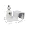 Gutter Mount for Mini Dish, Seamless Fit, Flexible Angle Adjustments, Quick and Easy Installation, Aluminum Alloy Adapter with Adjustable Panels, Compatibility for Mini Dish view 2