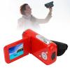 1080P HD Video Camera, 16X Digital Zoom 16MP USB Digital Camera Camcorder with 2 Inch Rotation Screen, Selfie, Loop Recording for Travel, 32GB Memory Card (Red) view 4