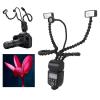 K808 Camera Macro Flash Light Portable Multi Functional Lighting Tool Photography 3 Head for DSLR Cameras view 2
