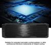 120mm/360mm 18 Tube Threaded Water Cooler, High Performance Heat Dissipation for PC Computer Water Cooling Systems, Sturdy Aluminum Material, Black Powder Coated, (360mm) view 4