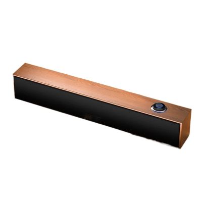 HIONJIN Computer Audio Desktop Home Notebook Speakers Subwoofer Active TV Cable Wooden Speaker