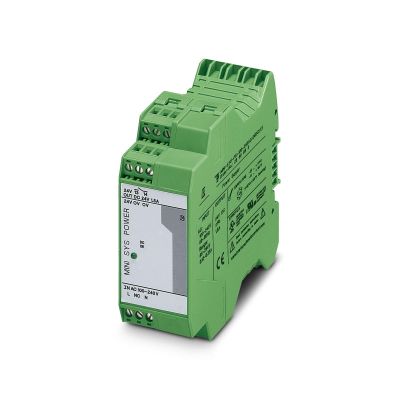 CHBMSS DIN Rail Mounted MINI Power Supply, MINI-SYS-PS-100-240AC/24DC/1.5-2866983, Single Phase Input, Output: 24 V DC/1.5 A