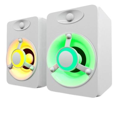 HIONJIN Computer Audio Desktop Mini Wired Small Speaker Laptop Small Home Multimedia Active Impact Speaker(E)