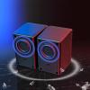 HIONJIN Computer Audio Desktop Mini Wired Small Speaker Laptop Small Home Multimedia Active Impact Speaker(E) view 2