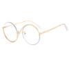 bullabulling Fashion Half round Reading Glass For Women Half-Rim Eyeglass Frame Large lens (gold, 2.25, x) view 1