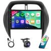 8 CORE 4G+64G Car Radio Stereo for Toyota RAV4 2003 2004 2005 with Wireless CarPlay/Android Auto, 9 Inch 1280 * 720P IPS Touch Screen Android 13 GPS WiFi Bluetooth 32-Band DSP HD Backup Camera view 1