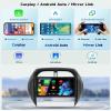 8 CORE 4G+64G Car Radio Stereo for Toyota RAV4 2003 2004 2005 with Wireless CarPlay/Android Auto, 9 Inch 1280 * 720P IPS Touch Screen Android 13 GPS WiFi Bluetooth 32-Band DSP HD Backup Camera view 3