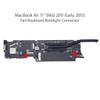 2PCS Replacement Fan & Keyboard Backlight Connector (4-Pin) for MacBook Air A1369 A1370 A1465 A1466 view 4