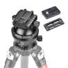 70mm Low Profile Tripod Ball Head,Ballhead for Hunting,Load 88.2lb(40KG), 2523 view 1