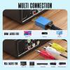 DVD Players for TV with HDMI, DVD Players That Play All Regions, Simple DVD Player for Elderly, CD Player for Home Stereo System, Included HDMI and RCA Cable, with Big Buttons Remote Control view 4