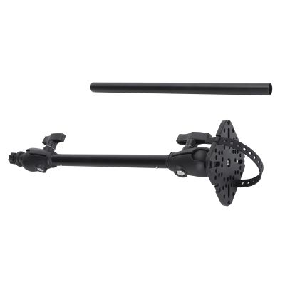Fish Finder Bracket Dual 360 Rotation Ball Mount, Fish Finder Mount Base Plate with 18.7in 15.7in Long Arm Marine Electronic Mount Marine Electronic Mount for Humminbird Raymarine