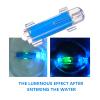 LED Underwater Fishing Light, 2PCS Deep Drop LED Light Attractants, IP68 Waterproof Flashing Attractive Bait Lure Lamp,4000+ Hours Lifespan view 2